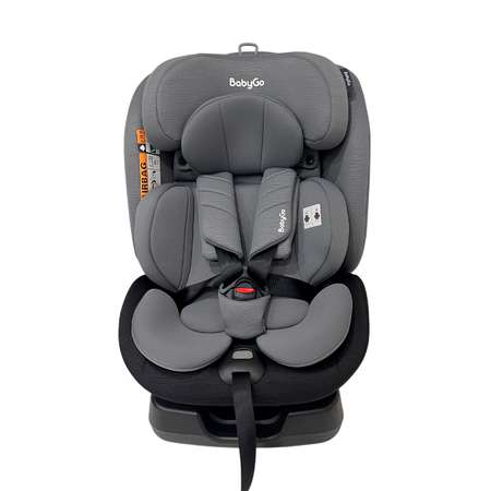 Автокресло BabyGo 4-Stage 0+/1/2/3 (0-36 кг) серый