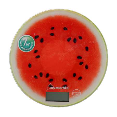 Весы кухонные Luazon Home HS-3007S электронные до 7 кг арбуз