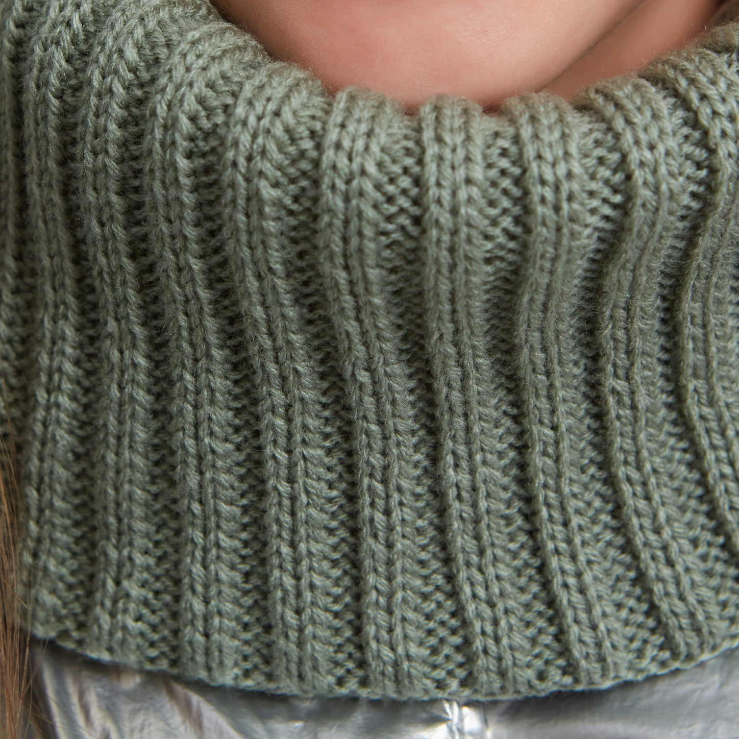 Шапка и снуд KUBRIO KU-H-45-pumpW-oliveB - фото 7