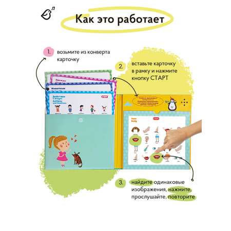 Интерактивная книга VoiceBook Английский с пеленок. 20001n