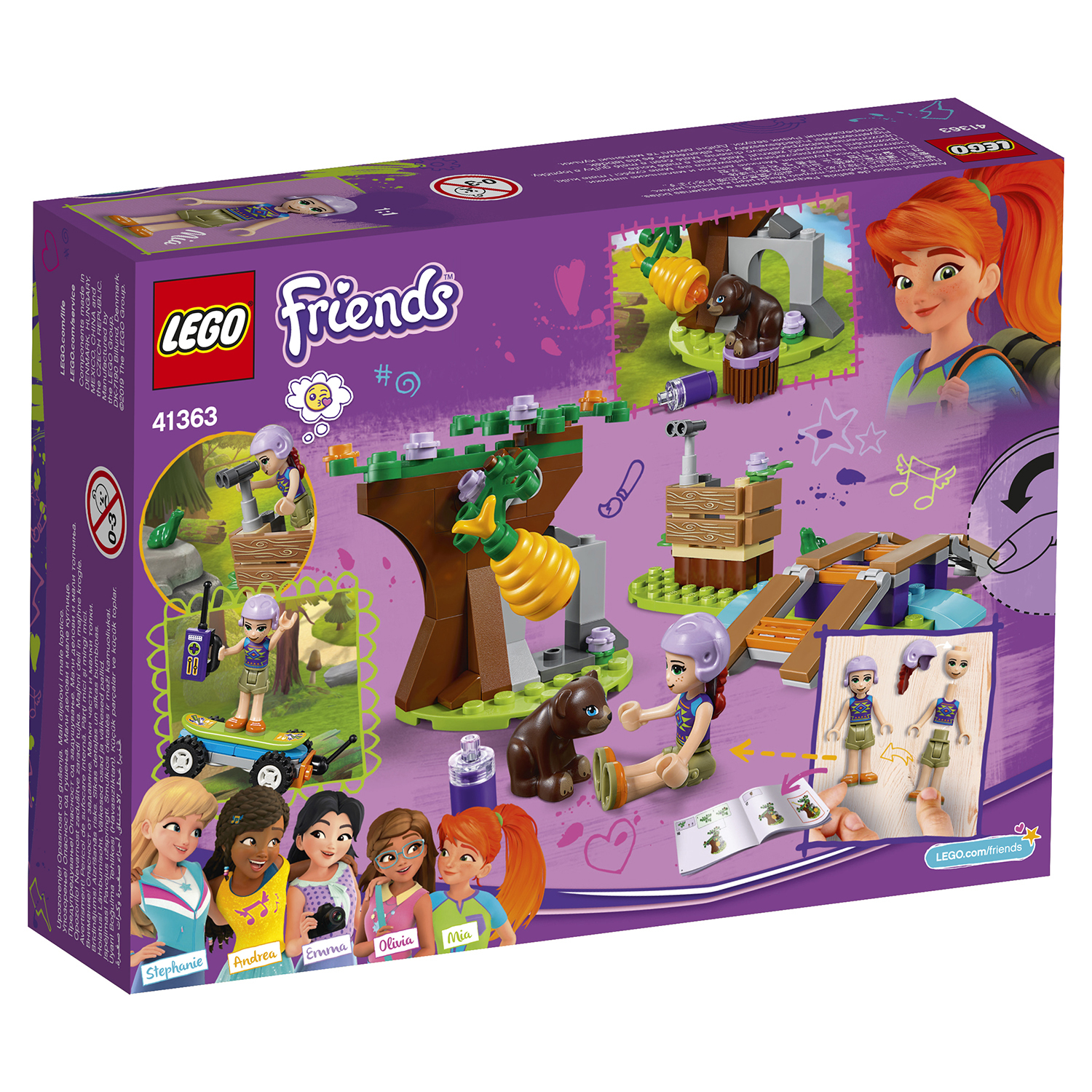Конструктор LEGO Friends Приключения Мии в лесу - фото 3
