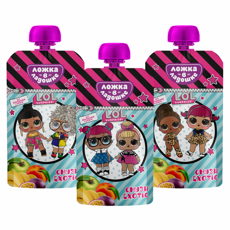 Пюре L.O.L. Surprise! ТМ смузи exotic 115г с 9месяцев в ассортименте