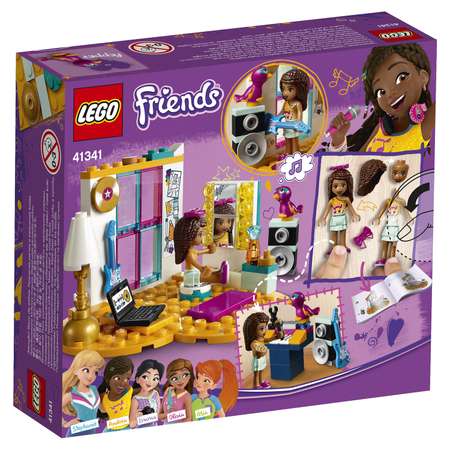 Конструктор LEGO Friends Комната Андреа блочный