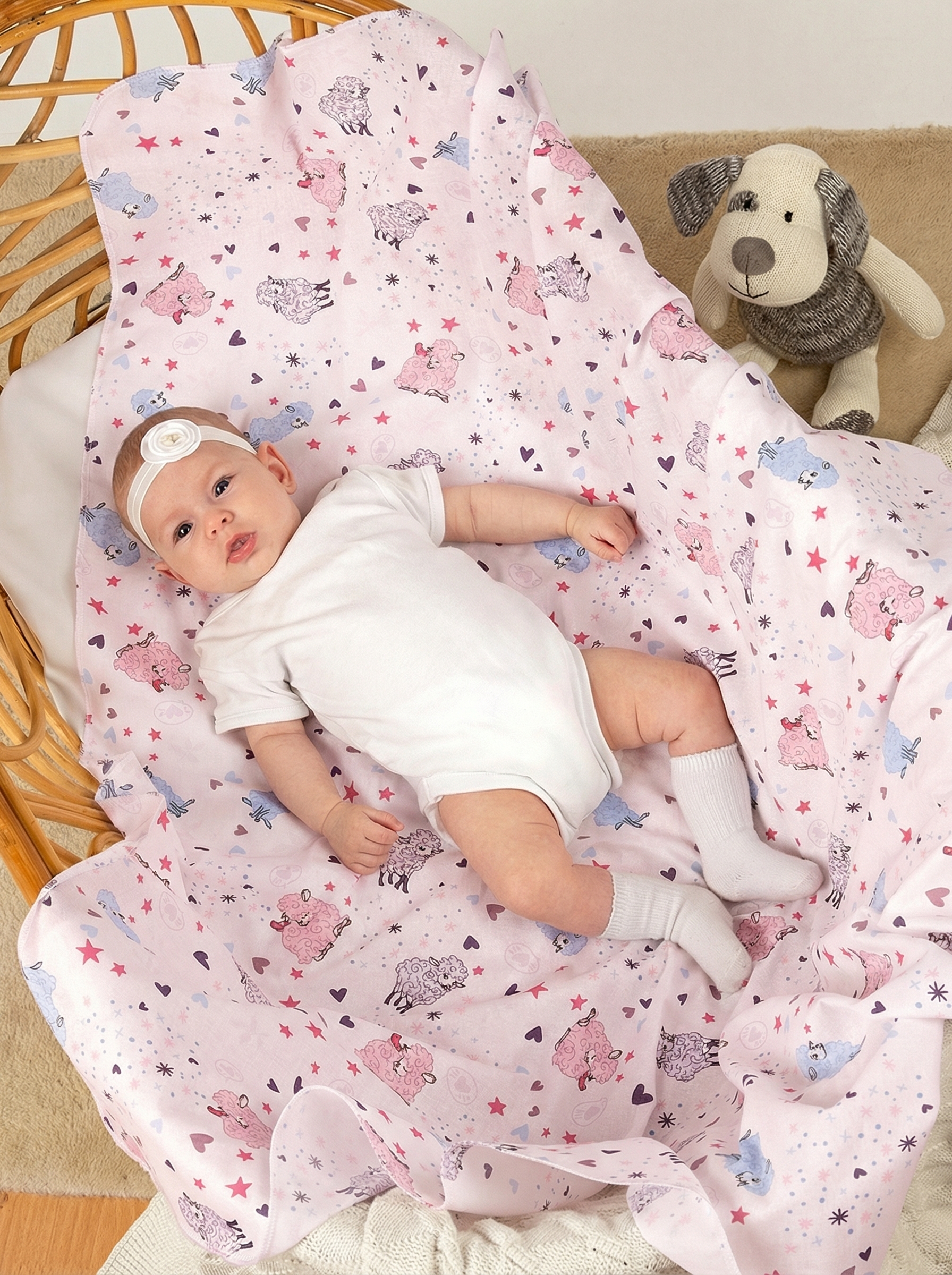 Пелёнка Чудо-Чадо Вариации ситец 95х120 см 2 шт. - фото 5