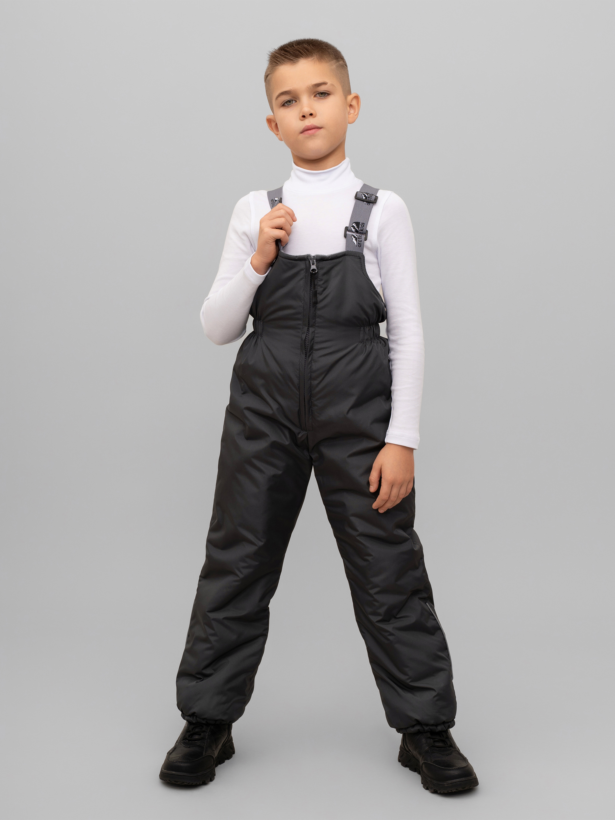 Полукомбинезон Arctic kids 60-010 серый. - фото 1