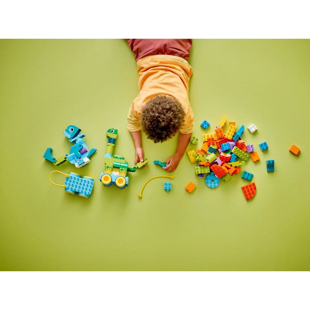 Конструктор LEGO DUPLO 3 в 1 Динозавр на колесах 108 дет. - фото 9
