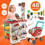 Игровой набор FAIRYMARY прилавок, тележки и корзинки, продукты, касса