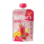 Пюре betters Манго-малина с 18 мес 120 г