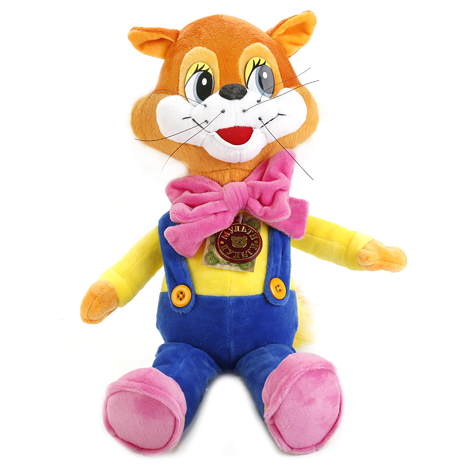 Игрушка мягкая Играем вместе Играем вместе Кот Леопольд в тапочках 115405/V90212/26 - фото 1