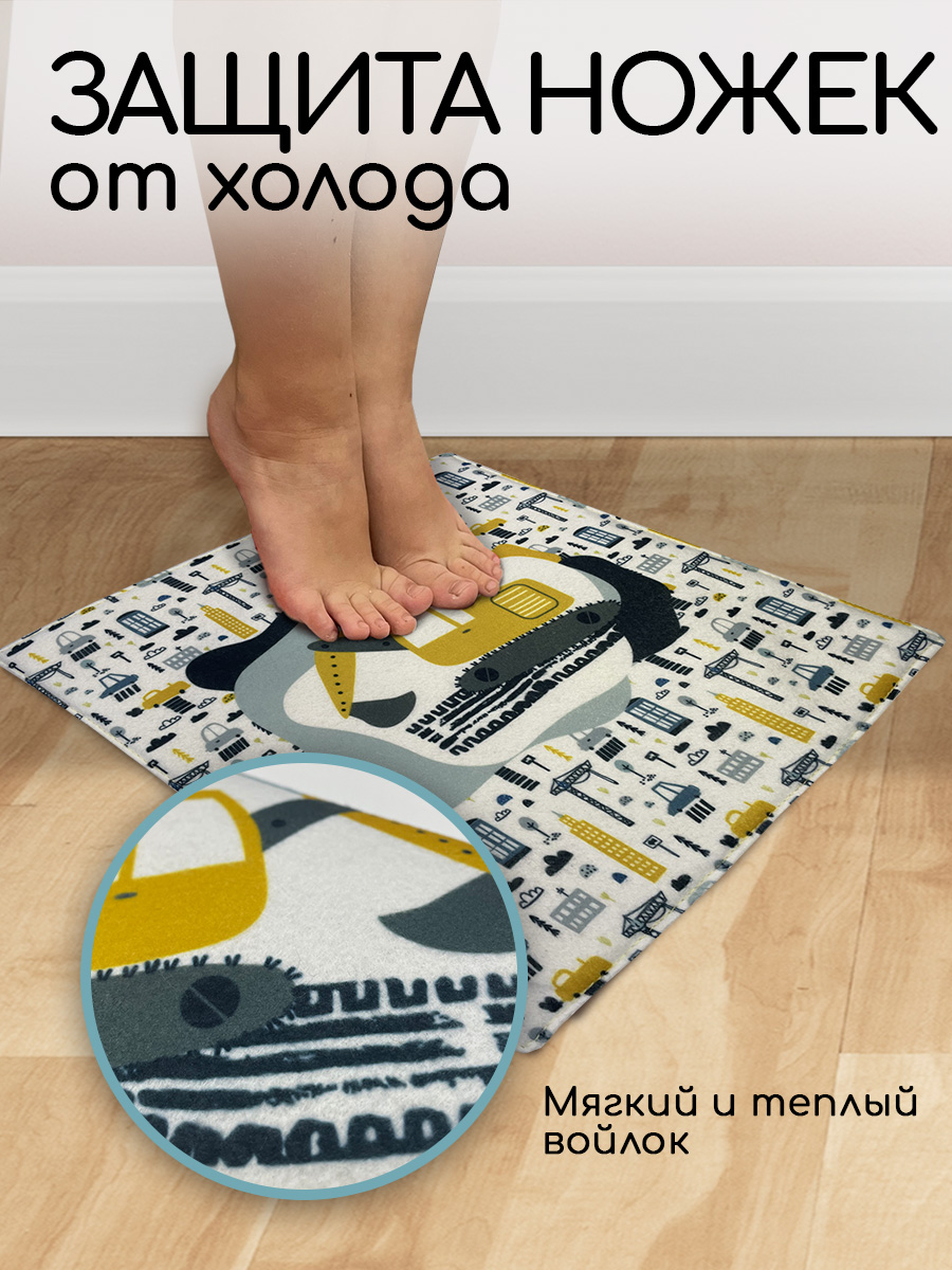 Коврик для переобувания Textile NN Строительная техника - фото 4