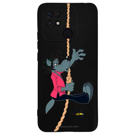 Силиконовый чехол Mcover для смартфона Xiaomi Redmi 10C Союзмультфильм Полет волка