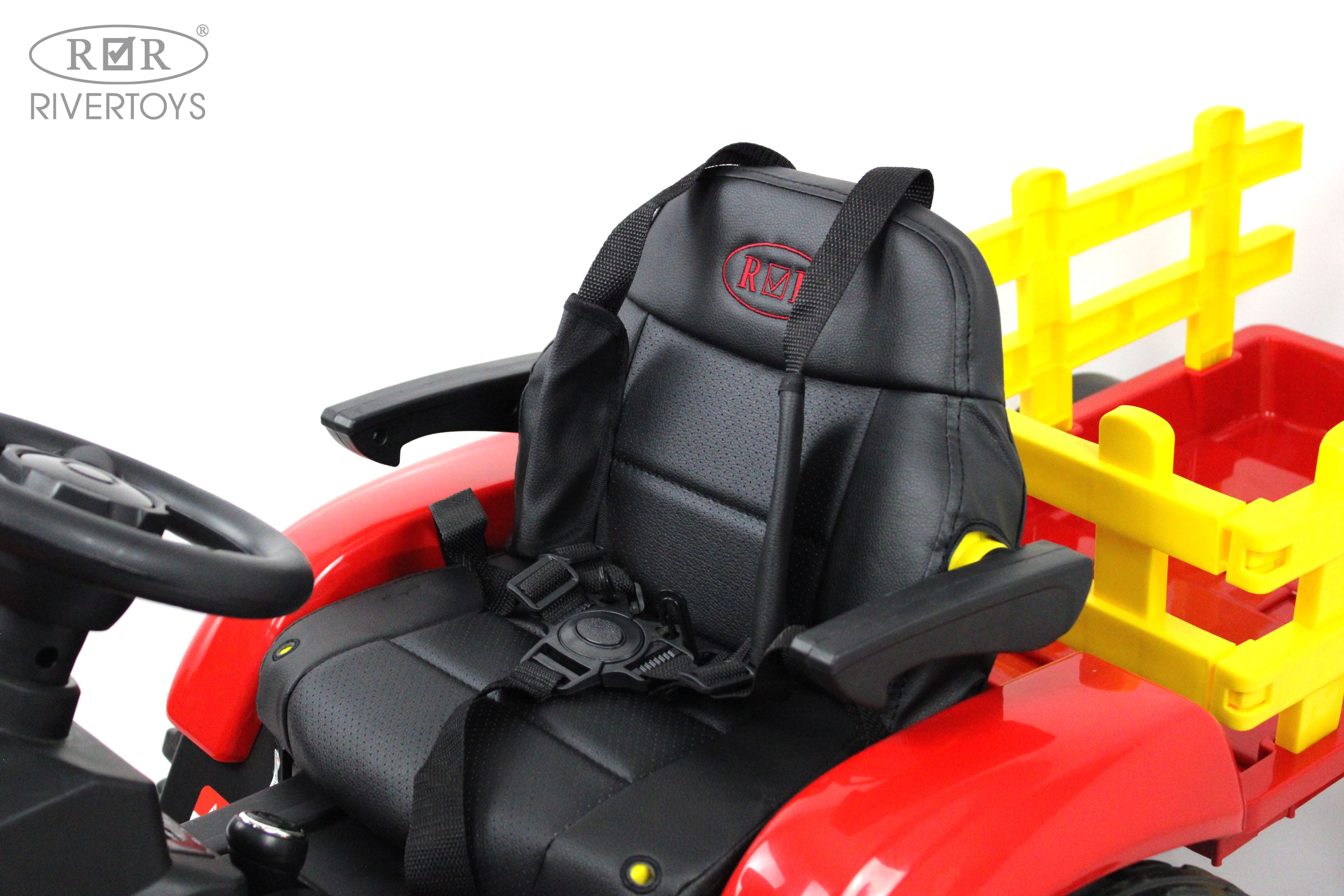 Электромобиль RIVERTOYS O555OO-RED С пультом ДУ - фото 17