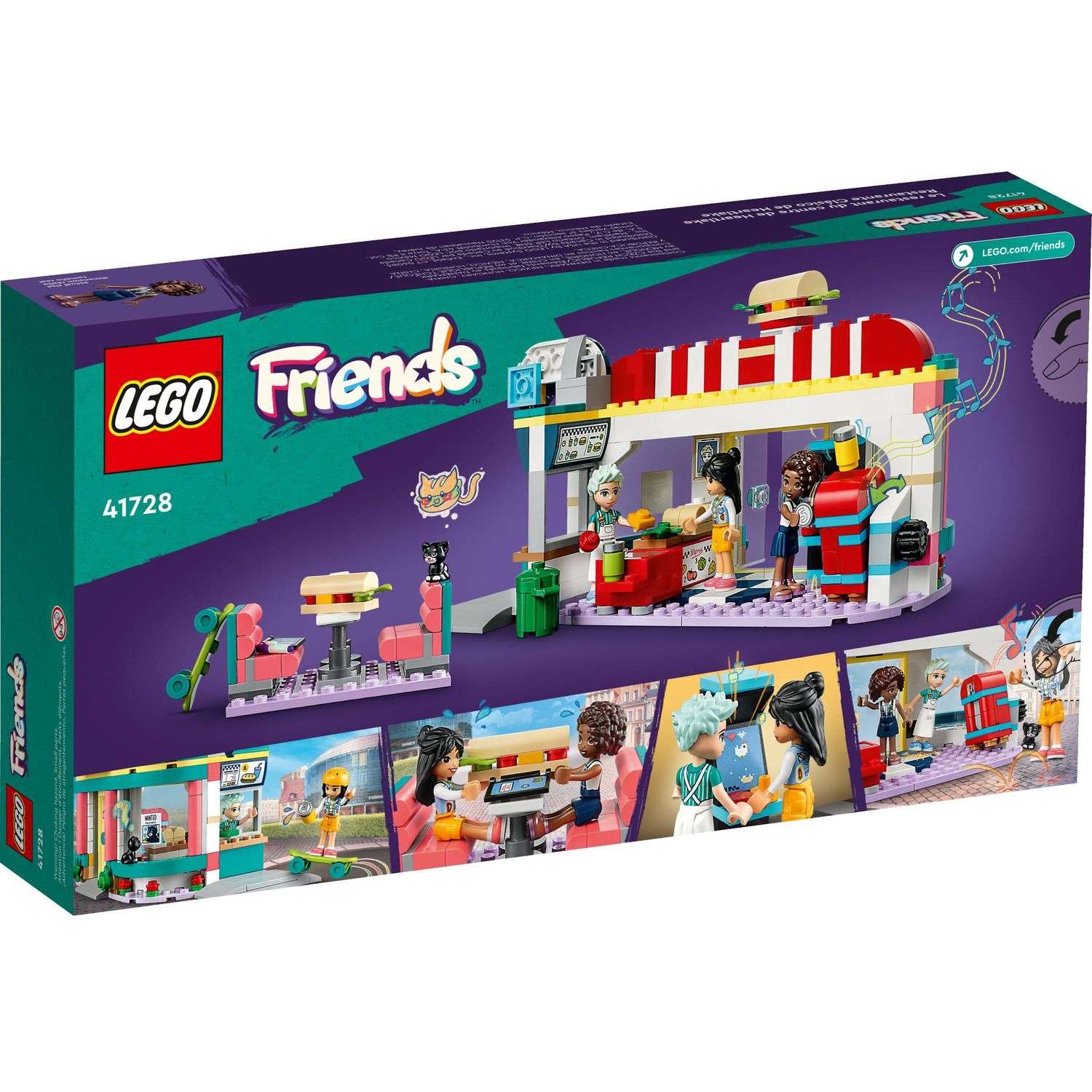 Конструктор LEGO Friends Закусочная в центре Хартлейк 346 дет. - фото 10