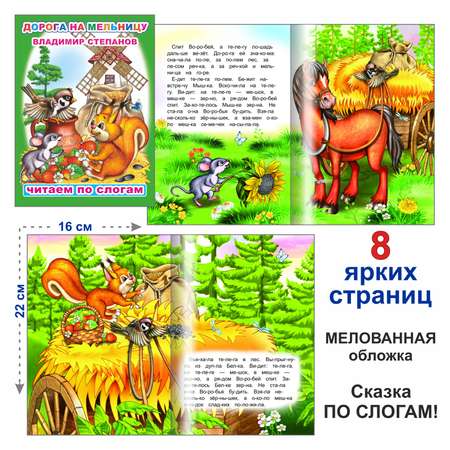 Книга Алфея для первого чтения по слогам в ассортименте