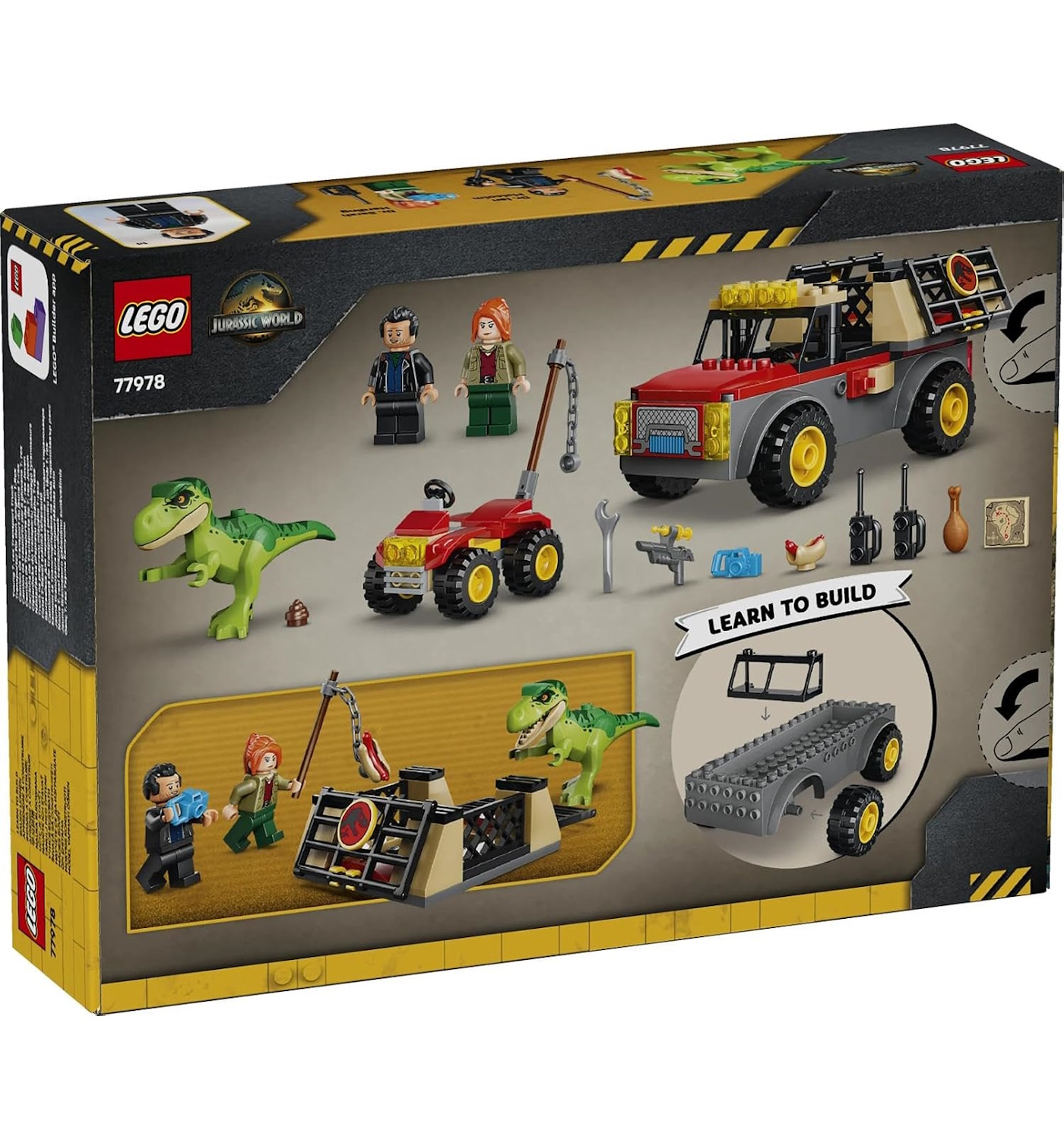 Конструктор LEGO Jurassic World Грузовик молодого Ти-рекса 115 дет. - фото 9