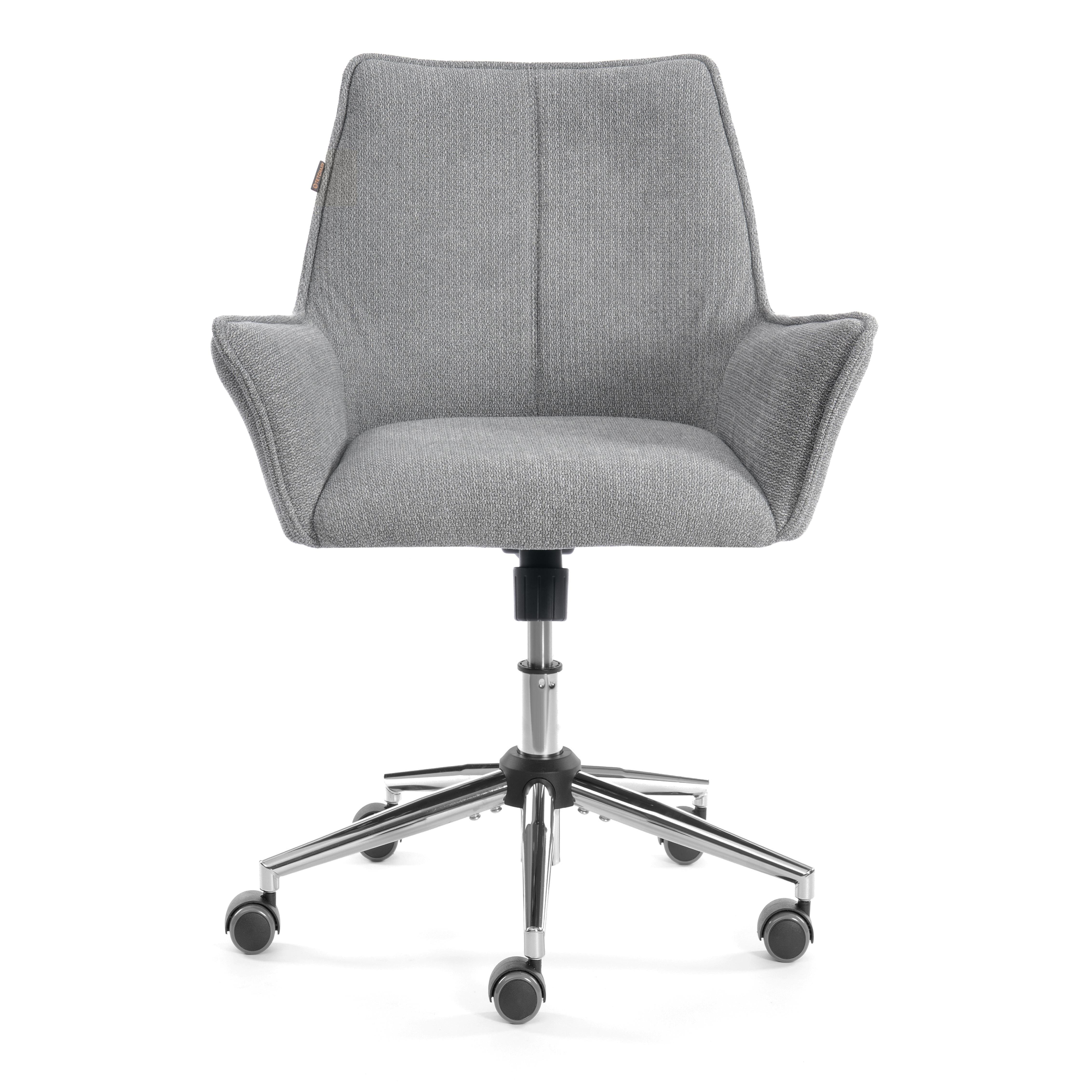 Компьютерное кресло TETCHAIR велюр/букле, светло-серый - фото 6