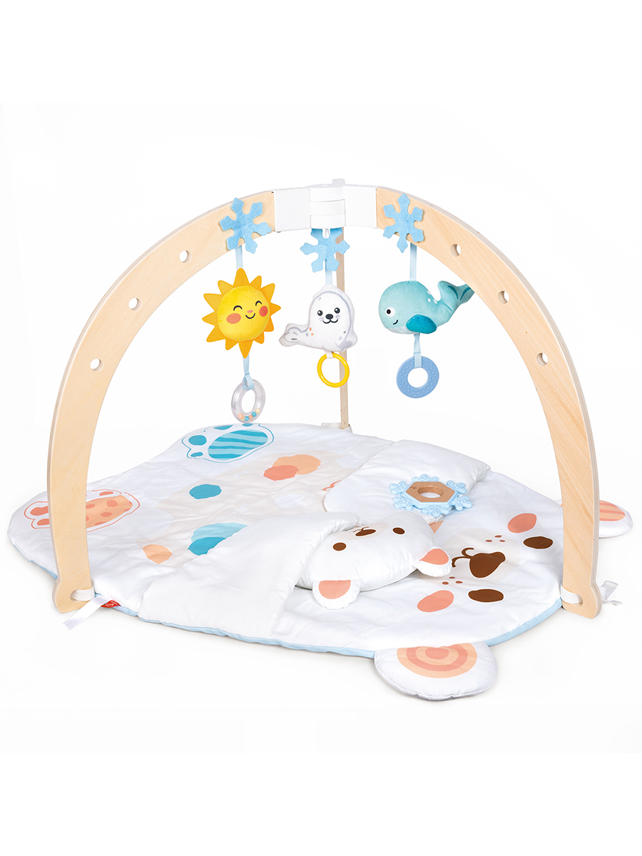 Коврик Hape с дугами, трансформер Обнимающий мишка - фото 6