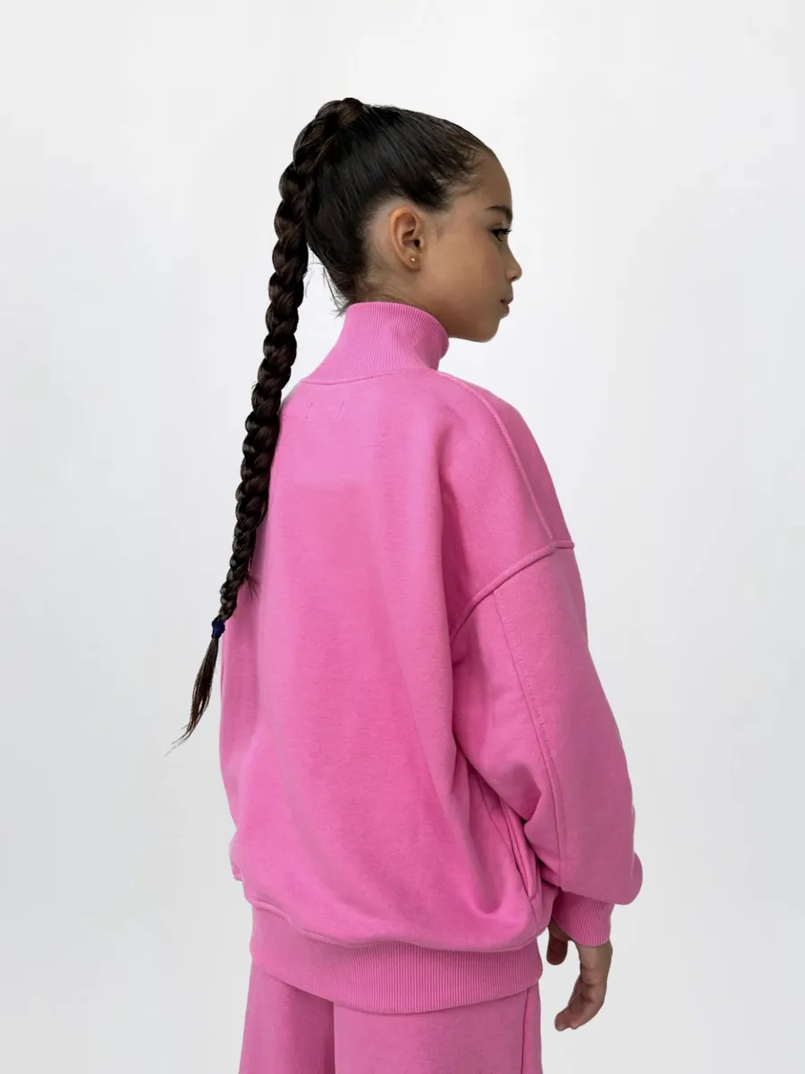 Толстовка ROOMY ESSENCE STREEThd/pink - фото 7