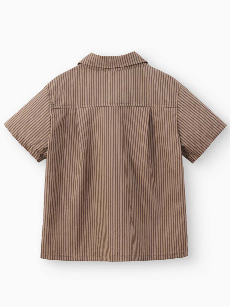 Рубашка Happy Baby 88711-1_chocolate strip - фото 3