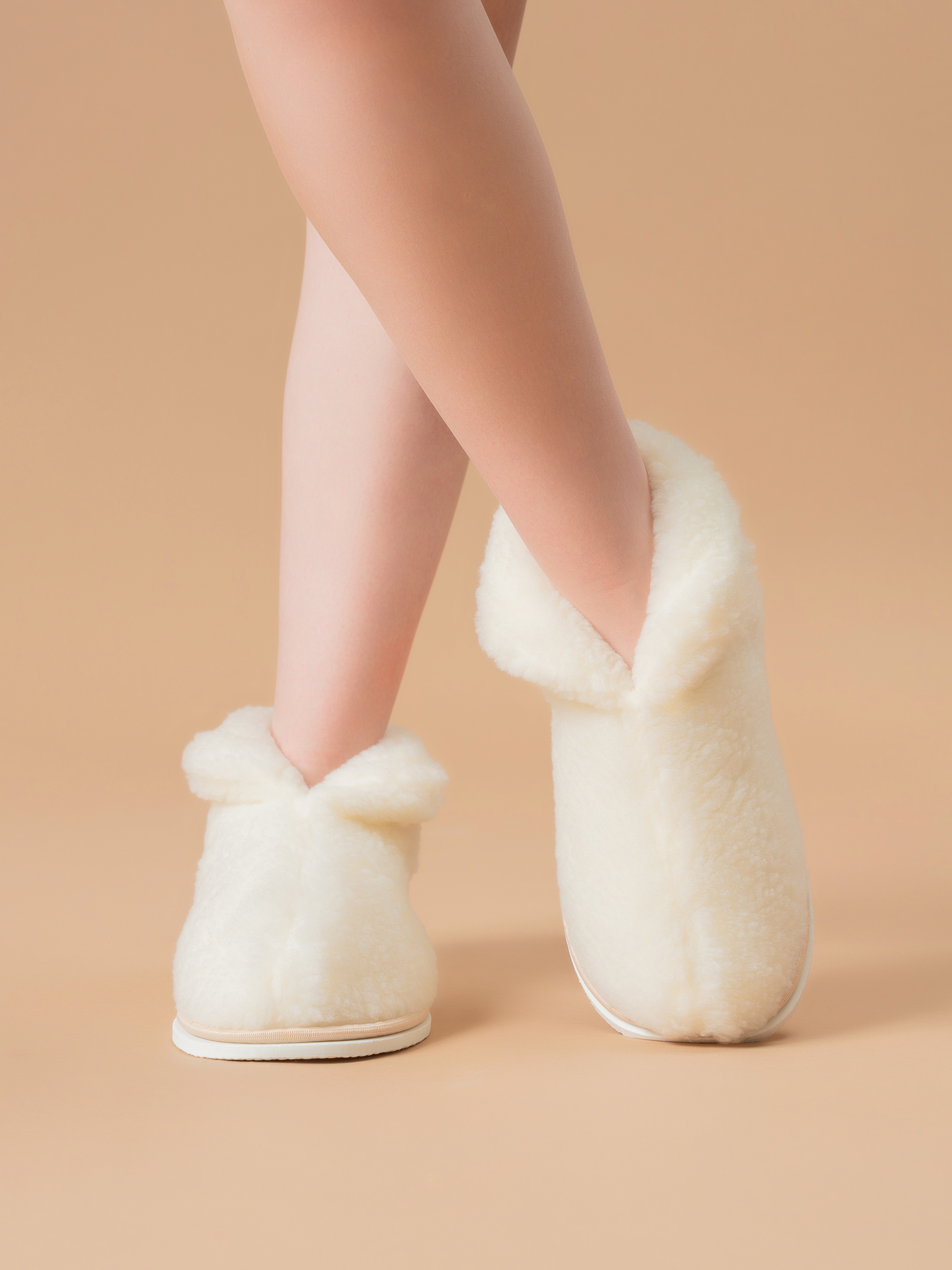 Тапочки IVShoes ЧуниЗимние(ж)-МР/белый - фото 1