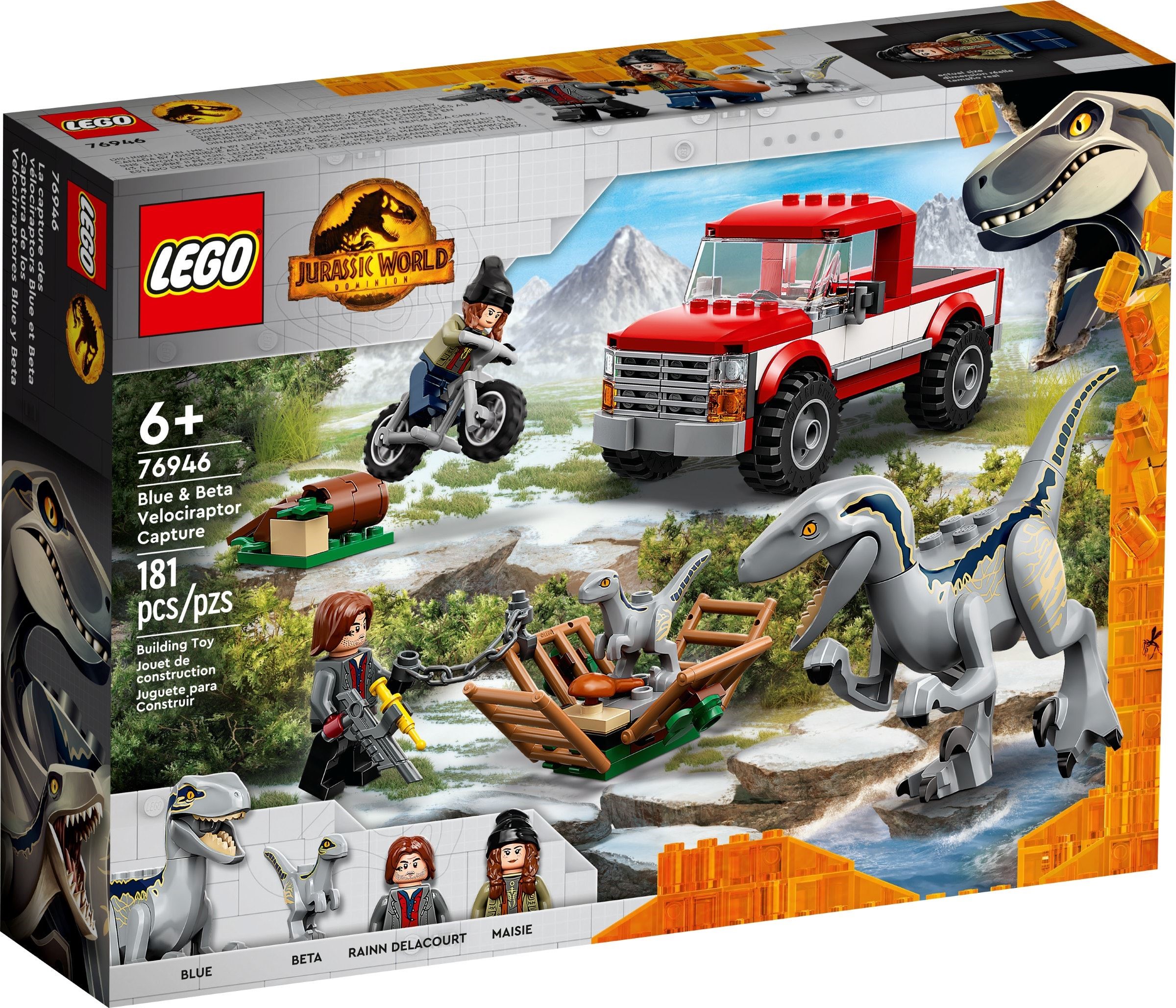 Изображение товара [Конструктор] LEGO Jurassic World 76946 Захват синего и Бета-велоцираптора