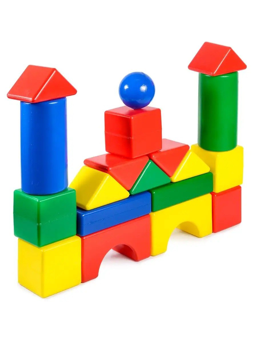 Игрушка Green Plast кубики Конструктор - фото 5
