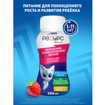 Смесь Nestle Health Science Ресурс Юниор со вкусом клубники 200мл с 12 месяцев