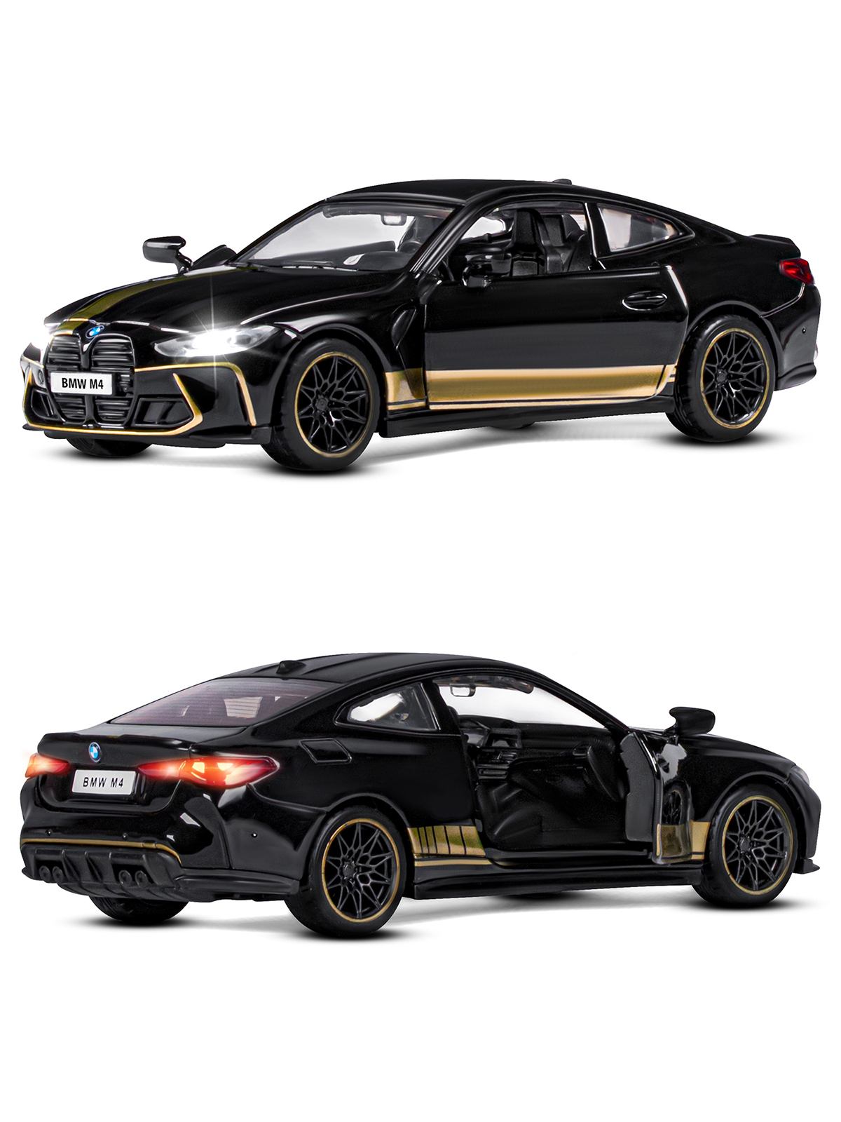 Автомобиль АВТОпанорама BMW M4 G82 1:32 JB1251525 - фото 8