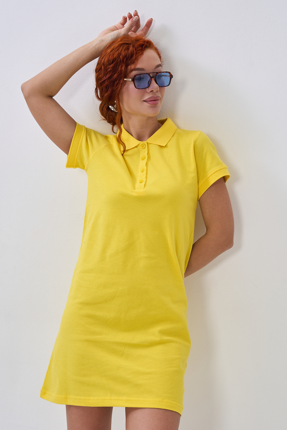 Платье Натали Суслова 14413/1 желтый - фото 22