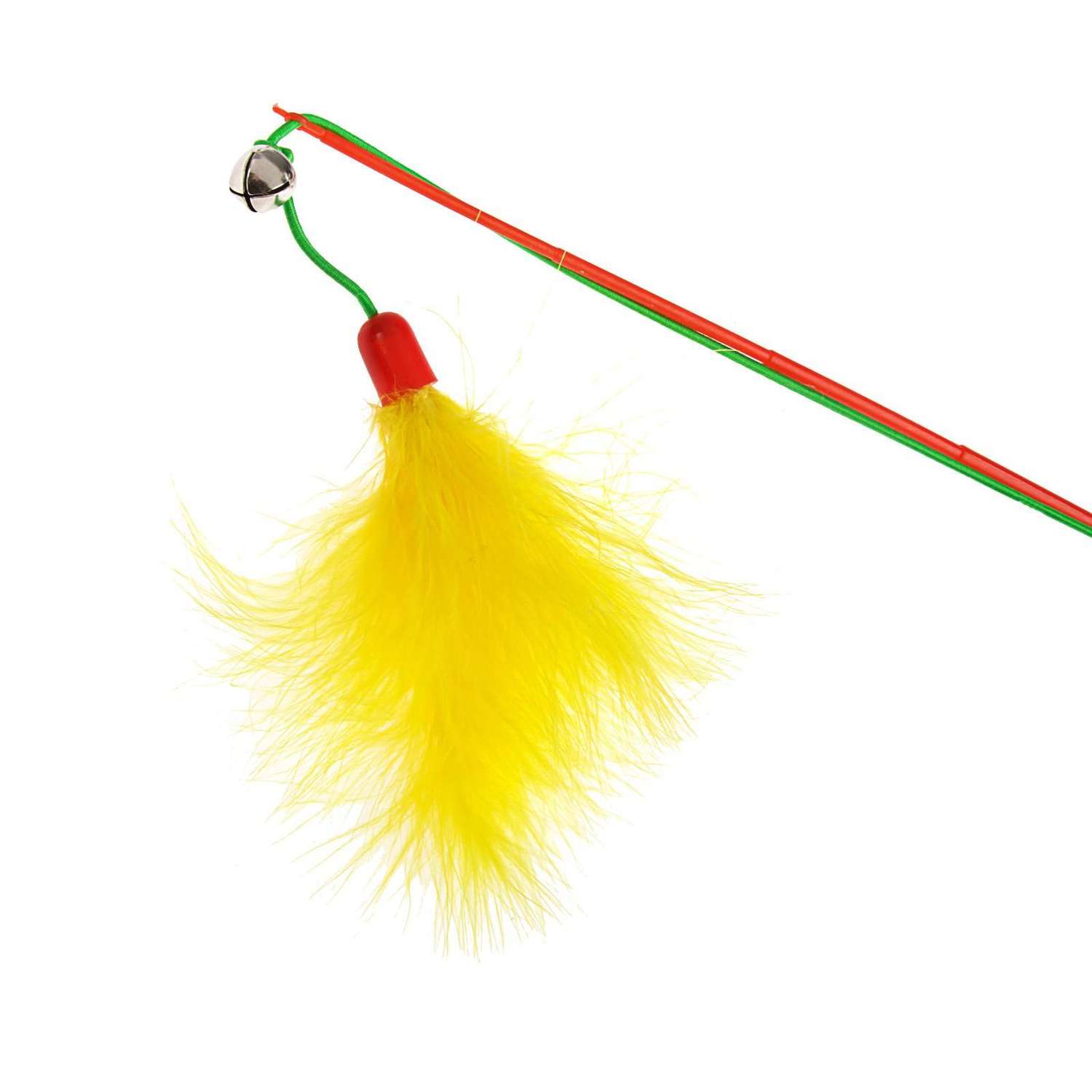 Дразнилка-удочка Пижон Фламинго 30см в ассортименте - фото 1