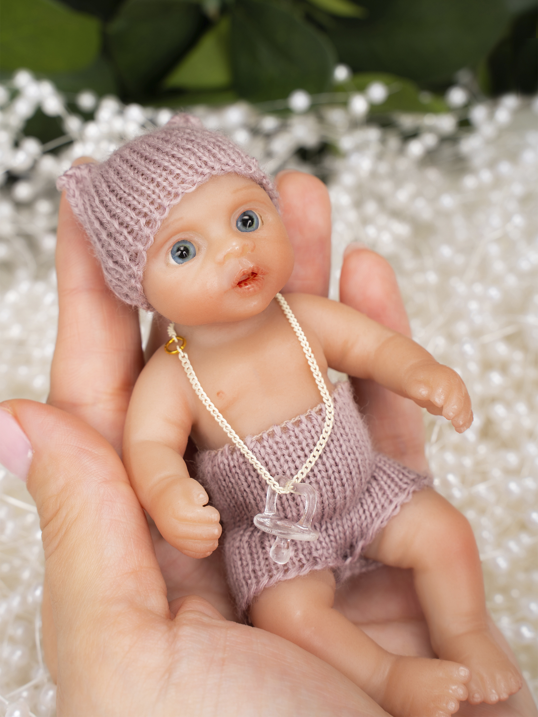 Кукла мини Magic Manufactory Magic baby Пупс сиреневый высота 12 см 4631162180895 - фото 18