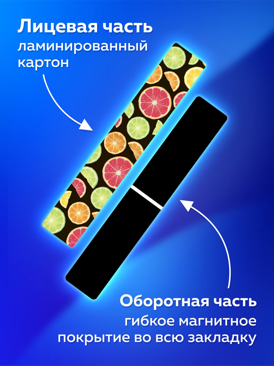Магнитная закладка Brauberg 6 шт. - фото 2