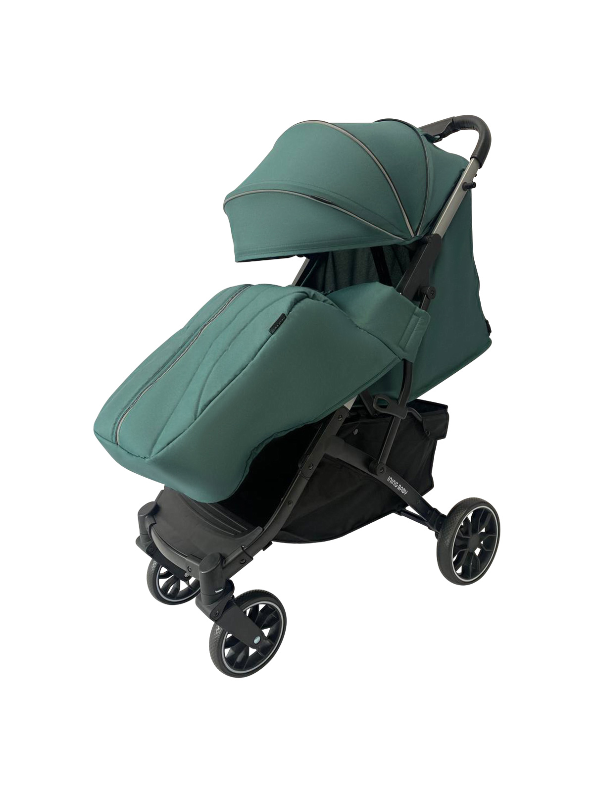 Коляска прогулочная Ining baby Dark green зеленый - фото 5