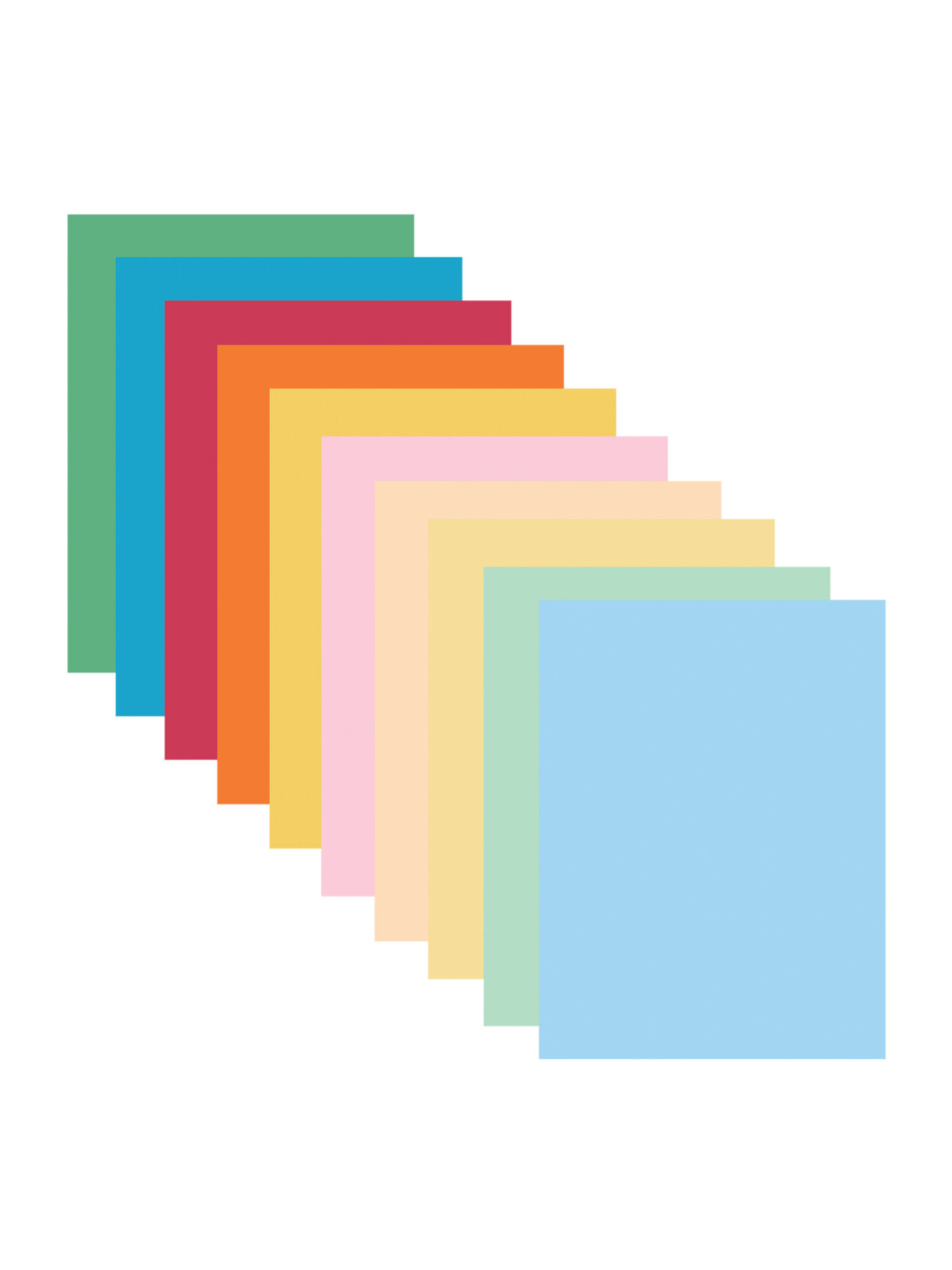 Цветная бумага Brauberg 100 лист. - фото 7