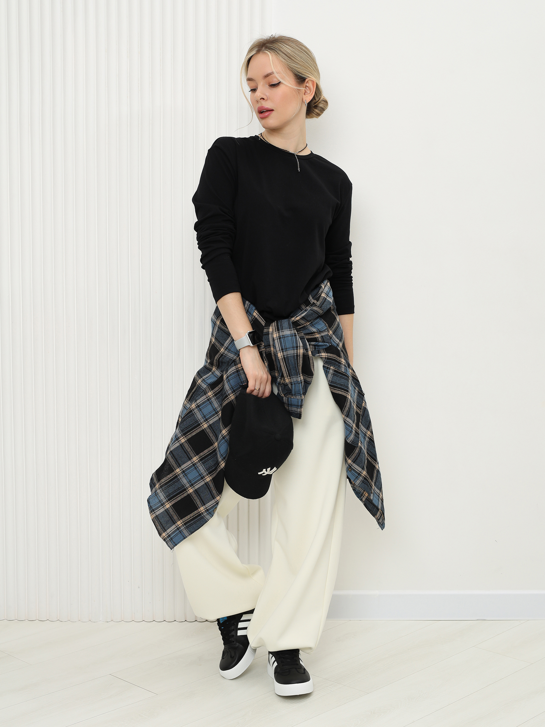 Лонгслив Натали Суслова 14403/1 черный - фото 9