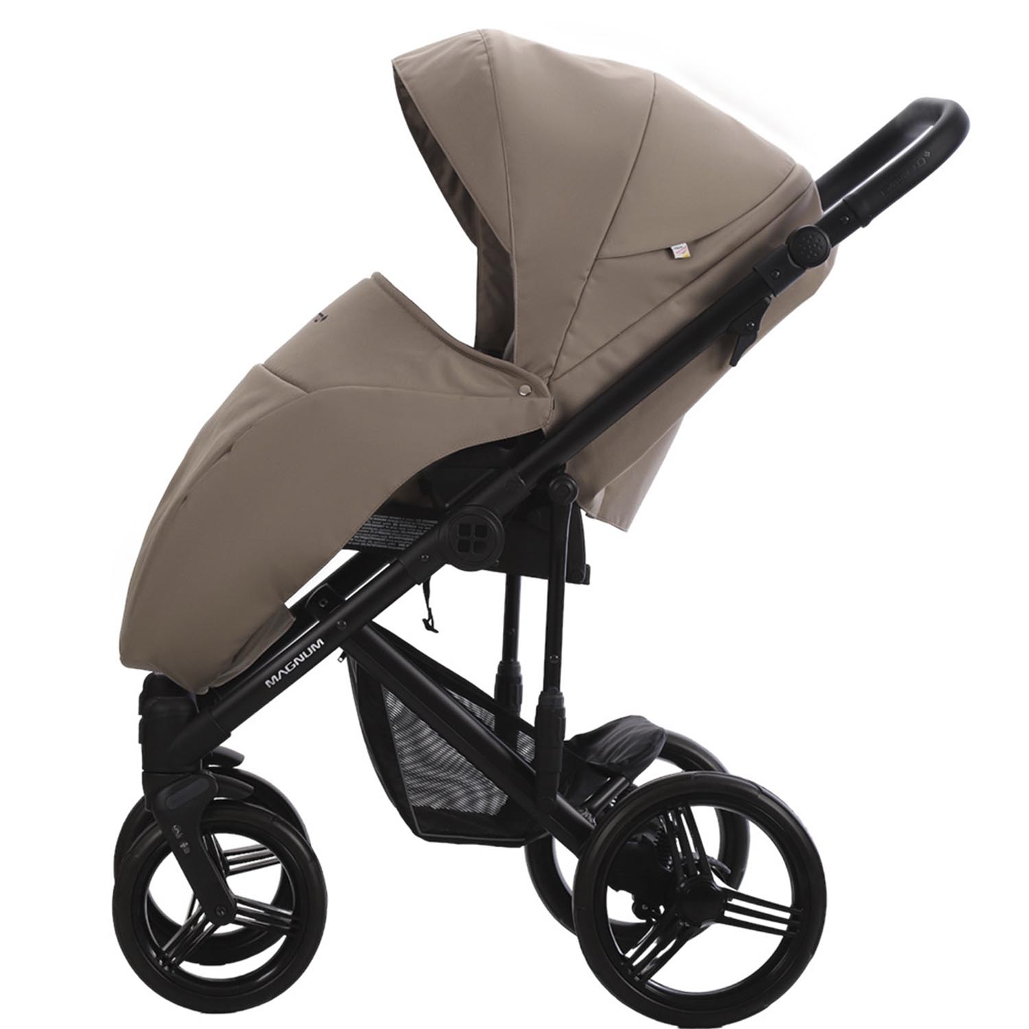 Коляска 2в1 Bebetto Magnum Light Pro коричневый - фото 7