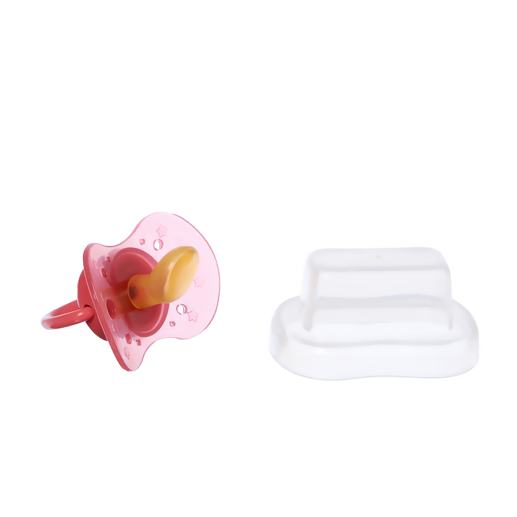 Пустышка BabyGo латекс ортодонтическая от 0 мес. - фото 3