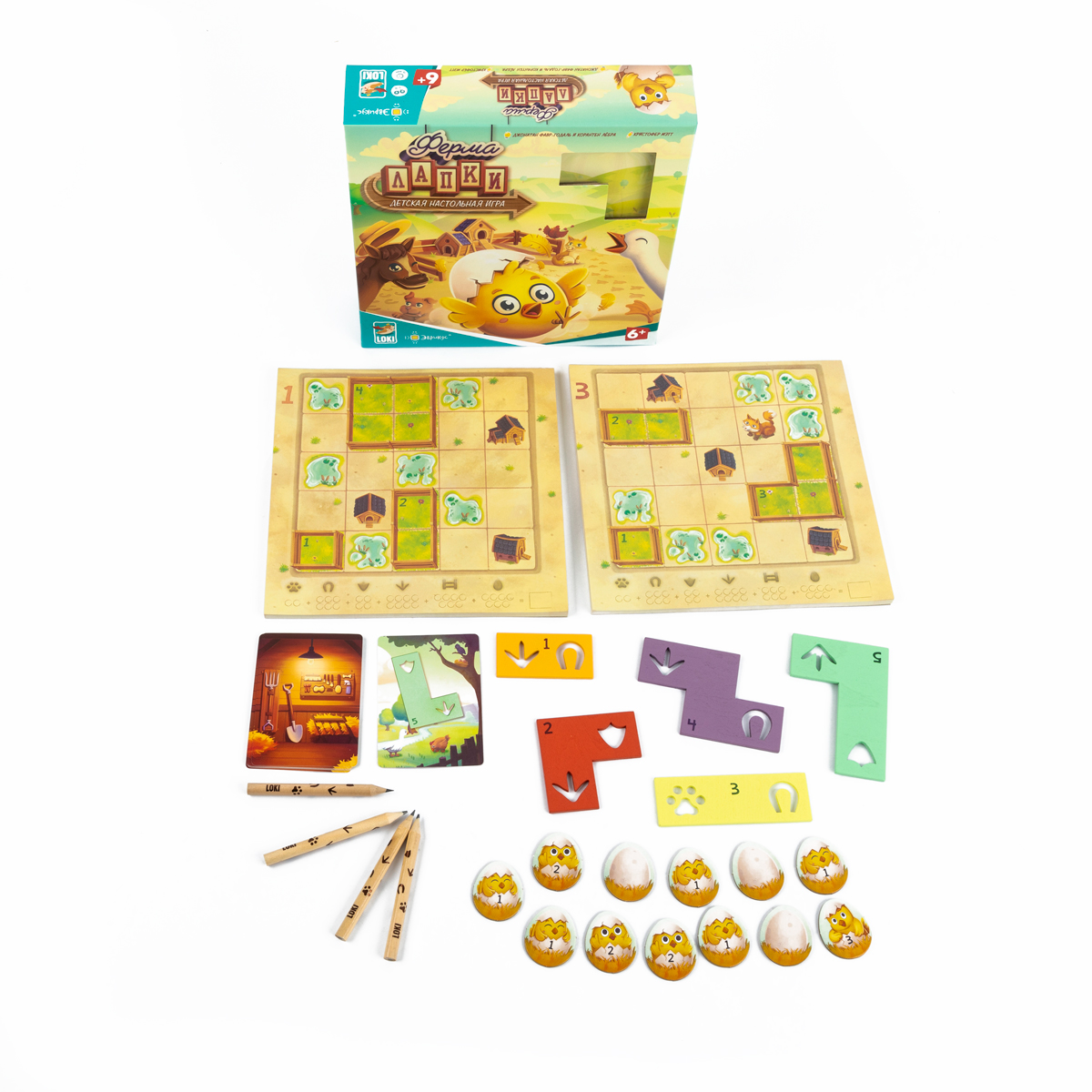 Настольная игра Эврикус Ферма Лапки - фото 2