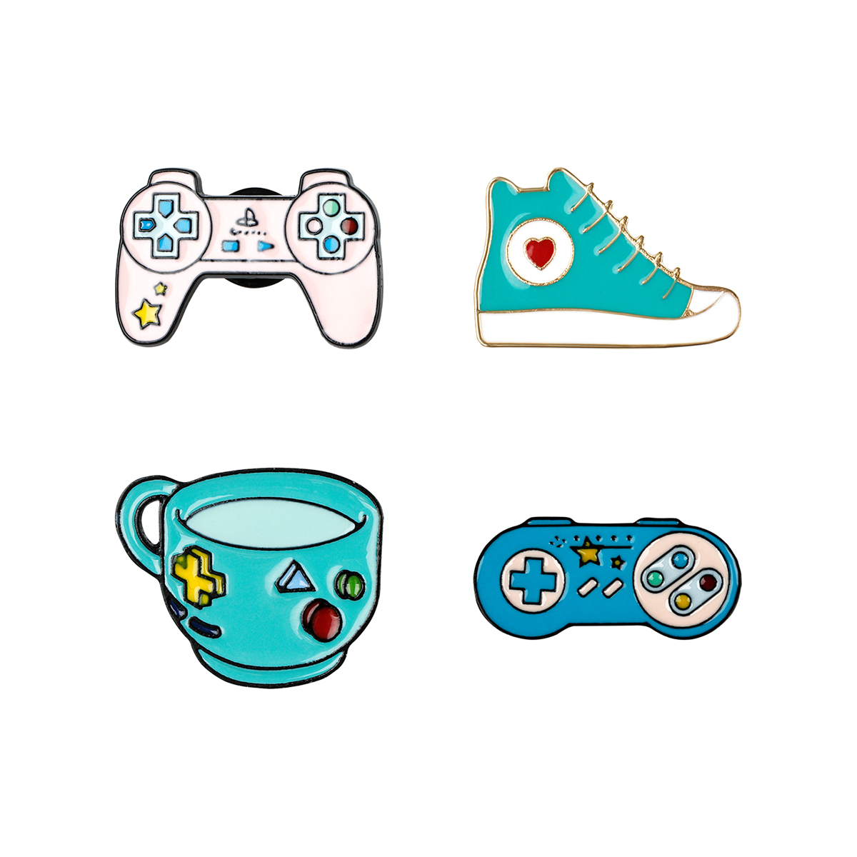 Значок Meshu Gamers set 4 шт. - фото 7