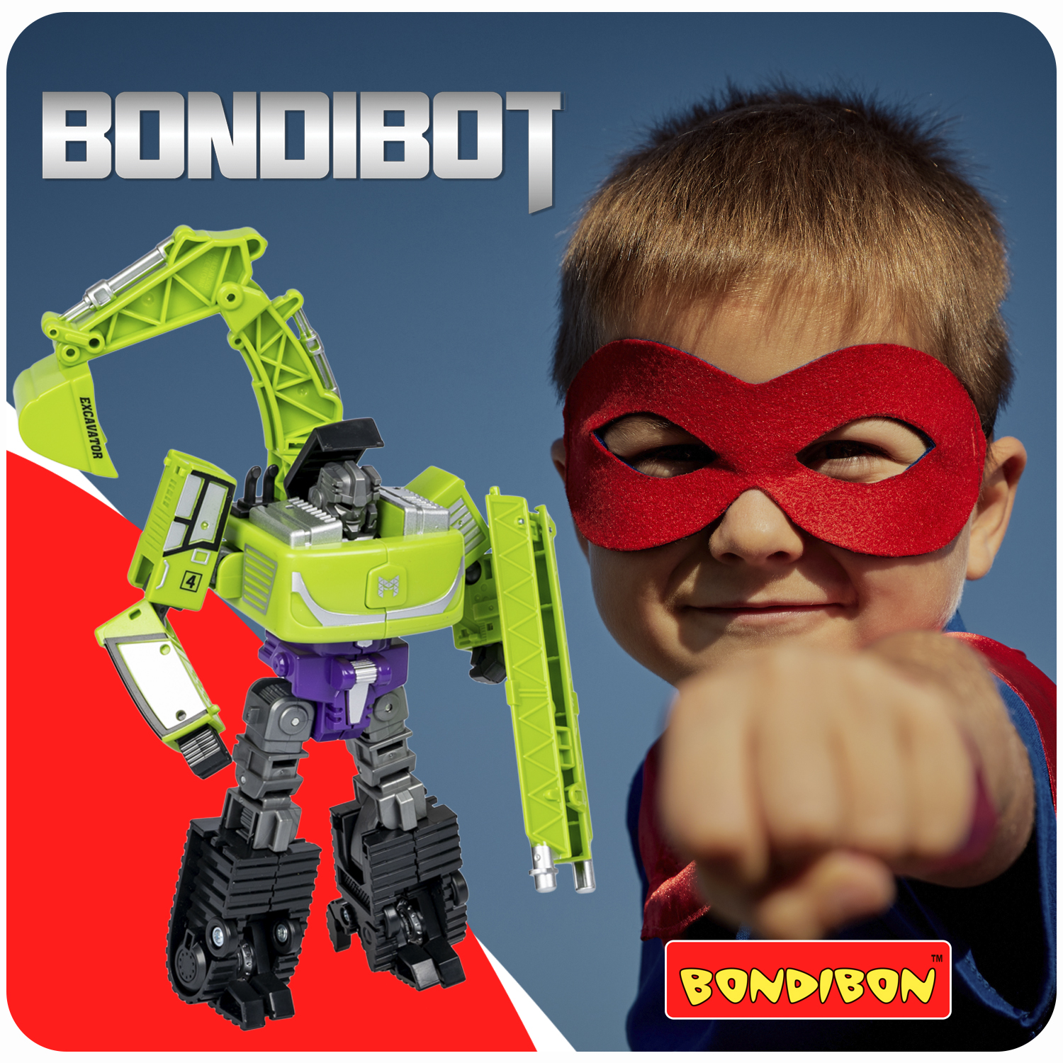 Фигурка Bondibon трансформер Робот Трактор 2в1 - фото 11