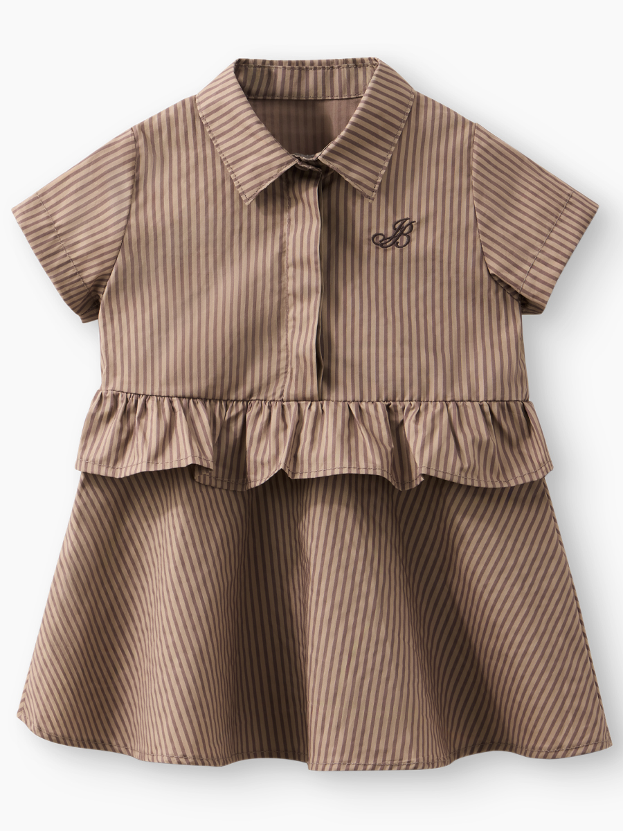 Платье и трусы Happy Baby 88700-0_chocolate strip - фото 2