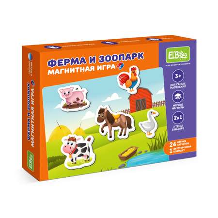 Настольная игра El BascoKids Зоопарк и ферма