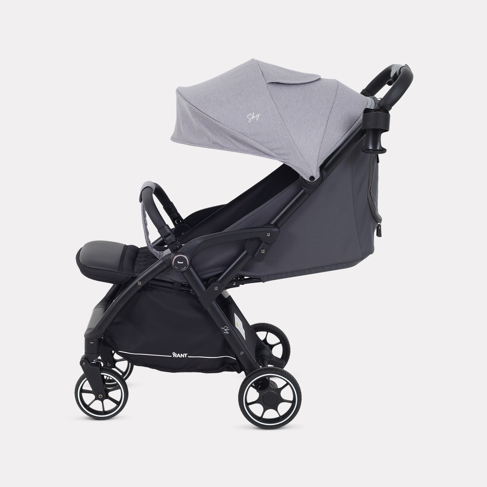 Коляска прогулочная Rant SKY серый - фото 10