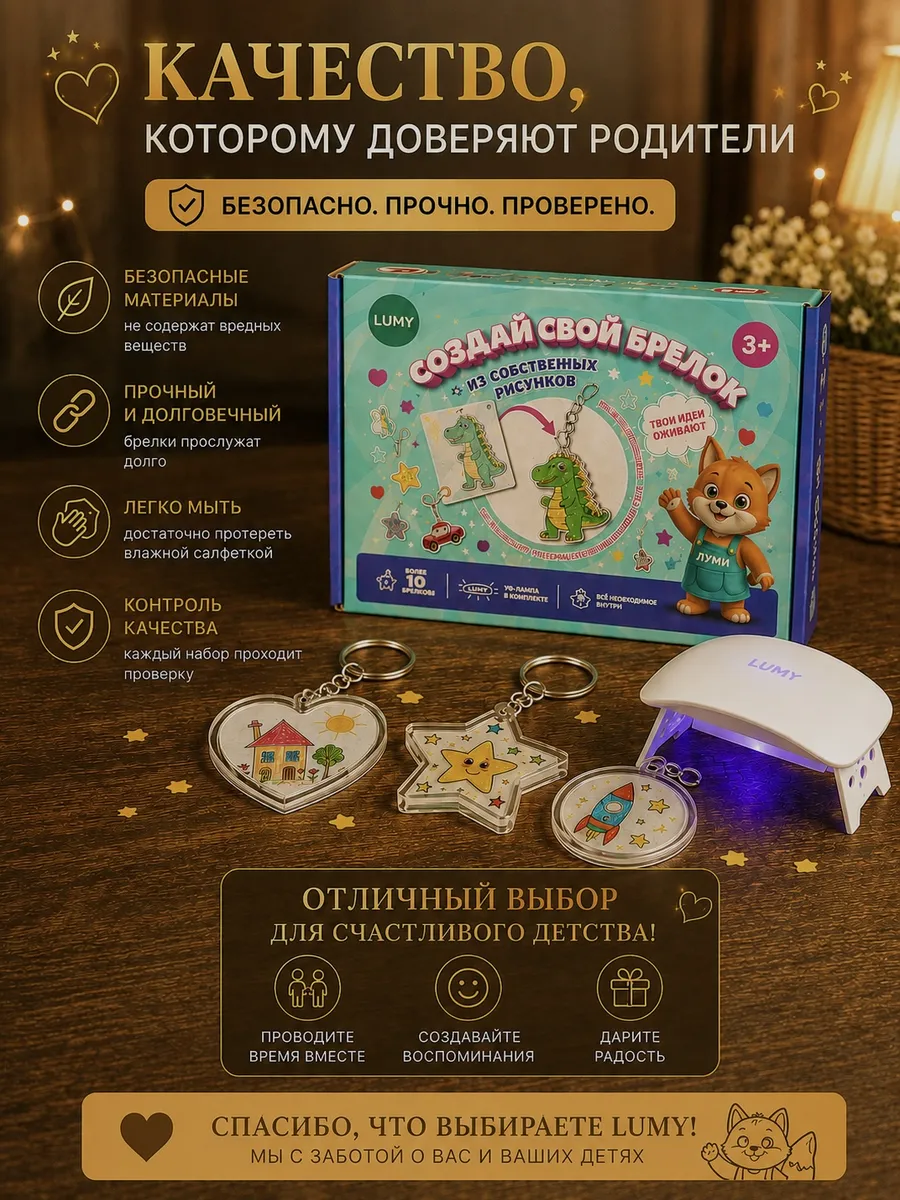 Набор для творчества MiniMinds эпоксидная смола для создания термо-брелков - фото 10