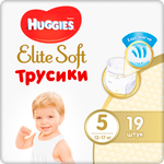 Трусики Huggies Elite Soft 5 (12-17 кг) 19 шт.