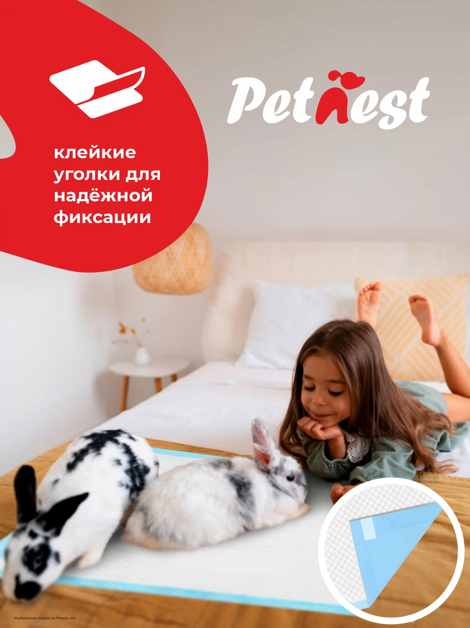 Пеленки для животных одноразовые PetNest Гелевые - фото 4