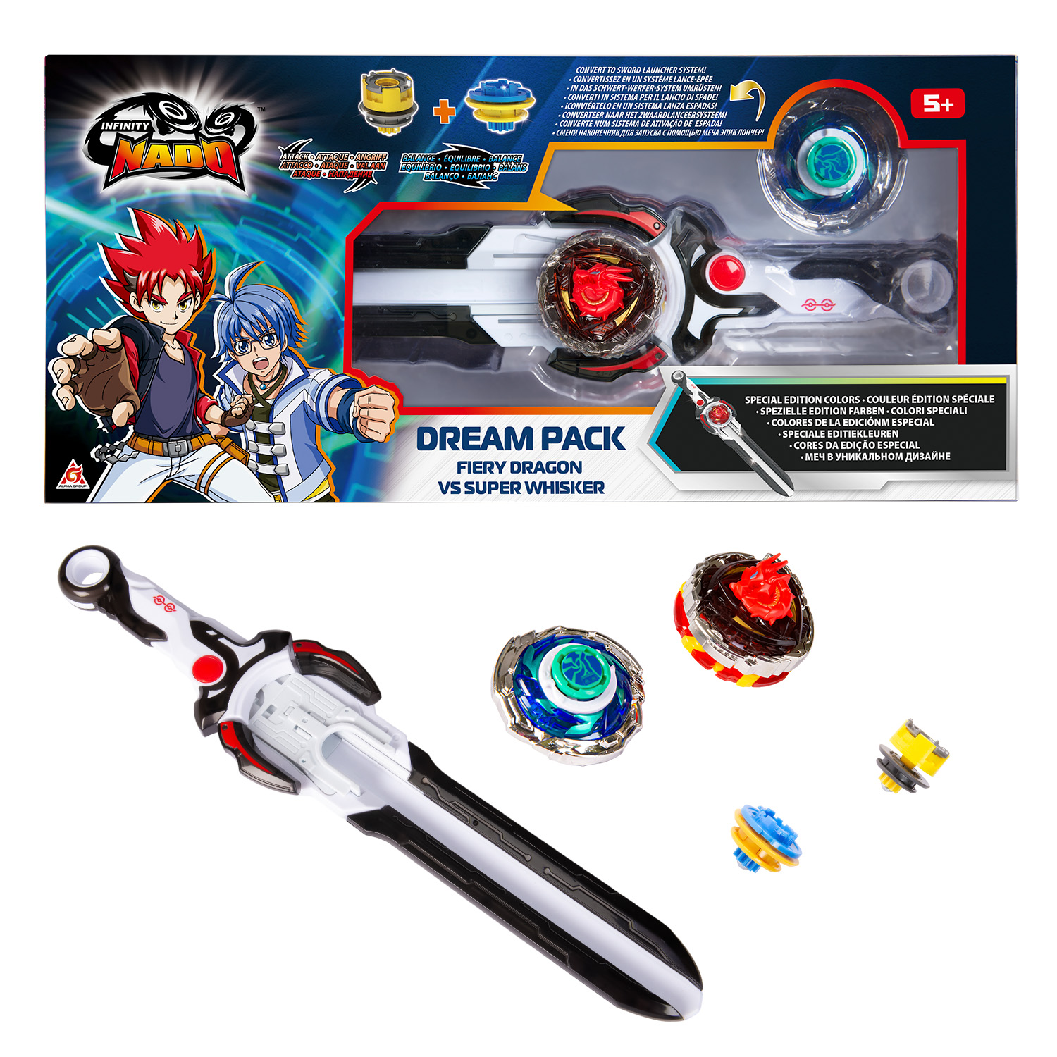 Игровой набор Infinity Nado Команда Мечты Эпик Лончер - фото 1