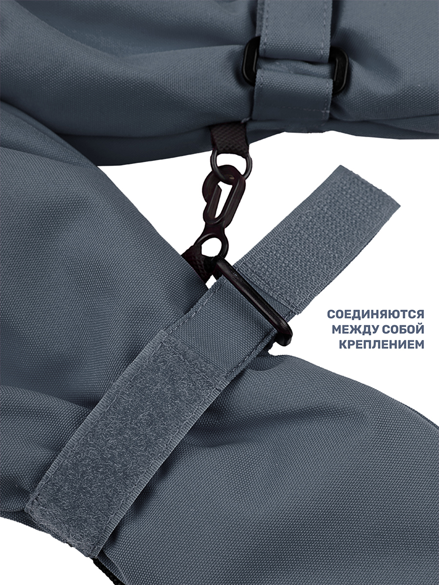 Варежки NIKASTYLE 14з17425 серый - фото 8