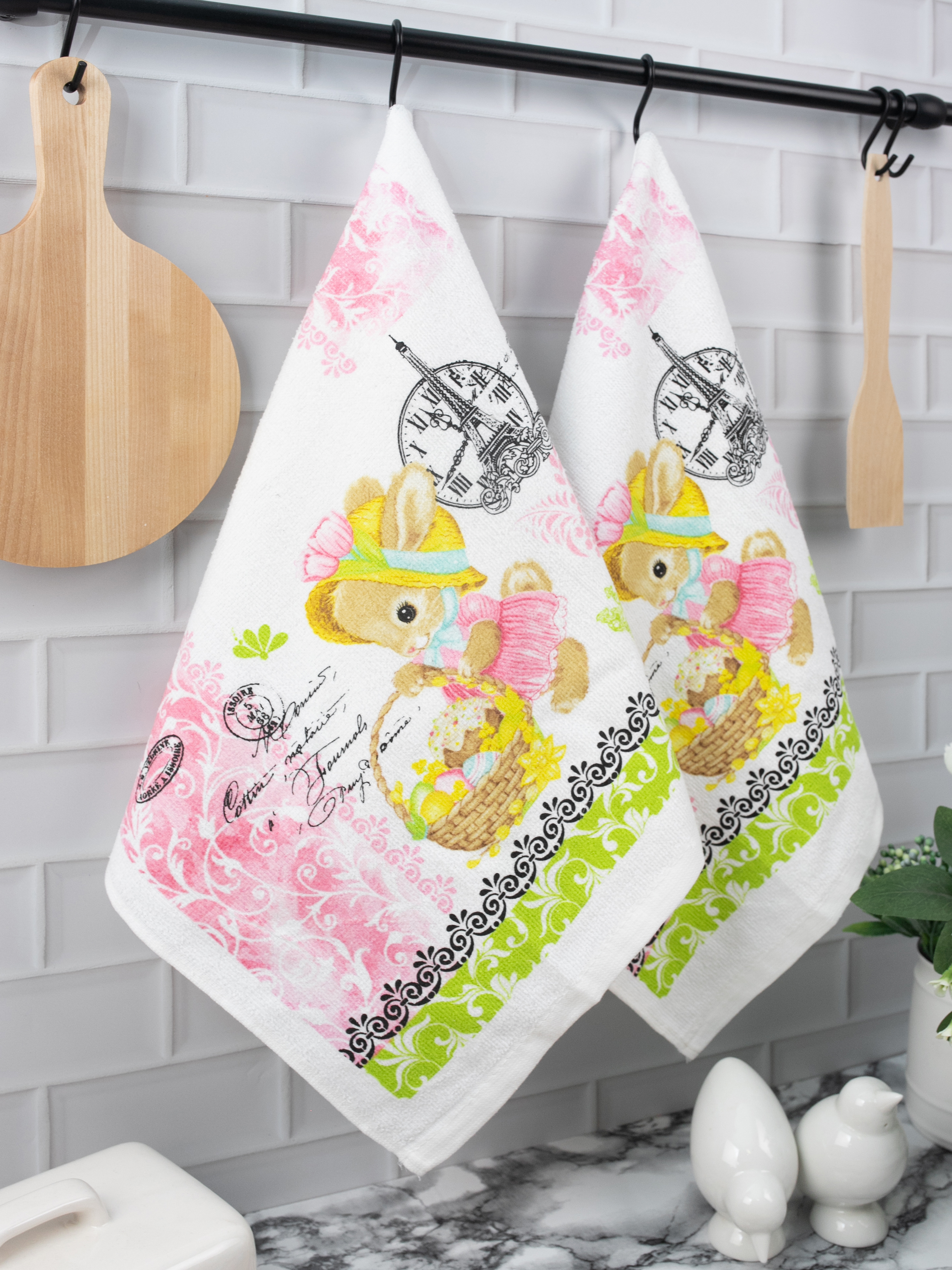 Комплект полотенец кухонных Wellness Леди Рэбит Набор_2 - фото 1