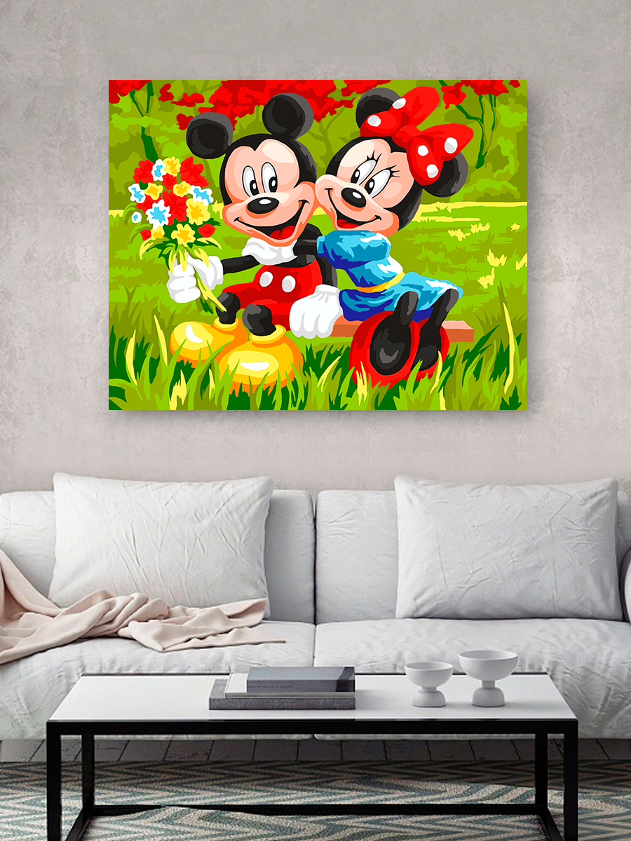 Картина по номерам Hobby Paint Любовь Микки и Минни в ассортименте - фото 3